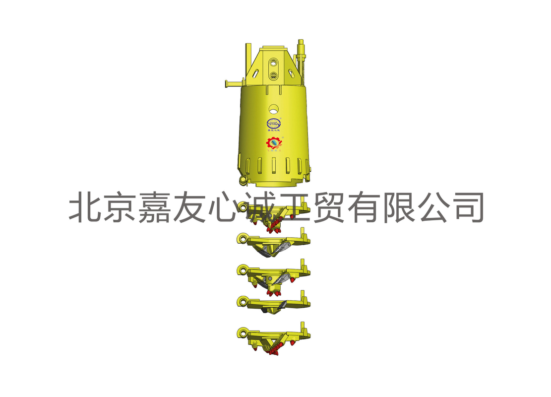 Single Bottom Drilling Buckets Double Entry For Soil