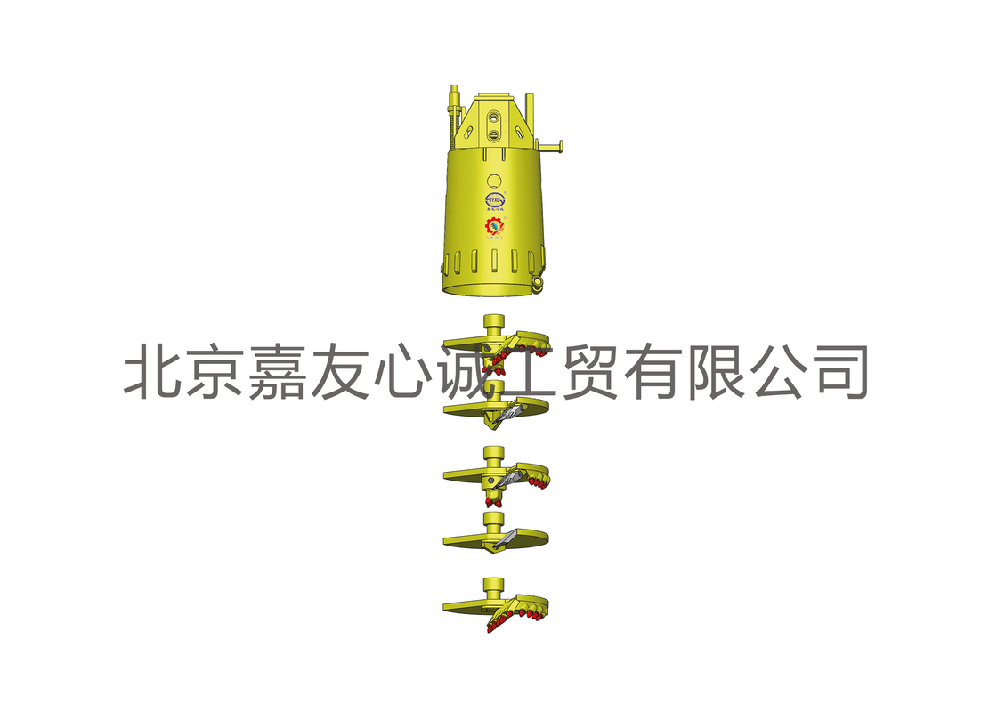 Double Bottom Unilateral Soil Drilling Bucket For Well