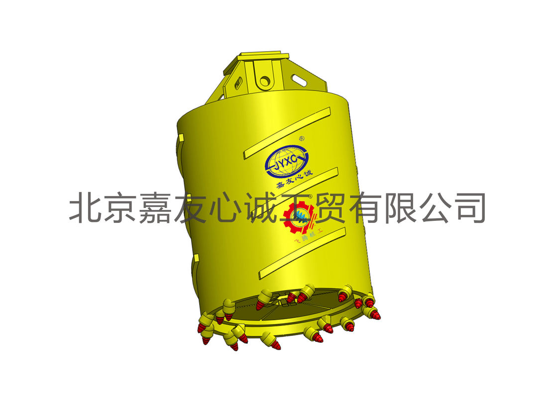 Coal Mining Gravel Grab Core Barrel Drilling With Round Shank Chisel