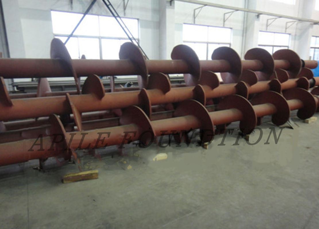 Three Shaft Mixing Drilling Pipe 3200Mm Groove Length