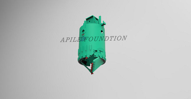 Pitched-bottom Drilling Bucket