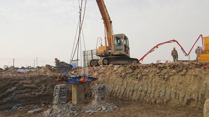 Pb380b Full 500mm Hydraulic Pile Breaker Modular Design