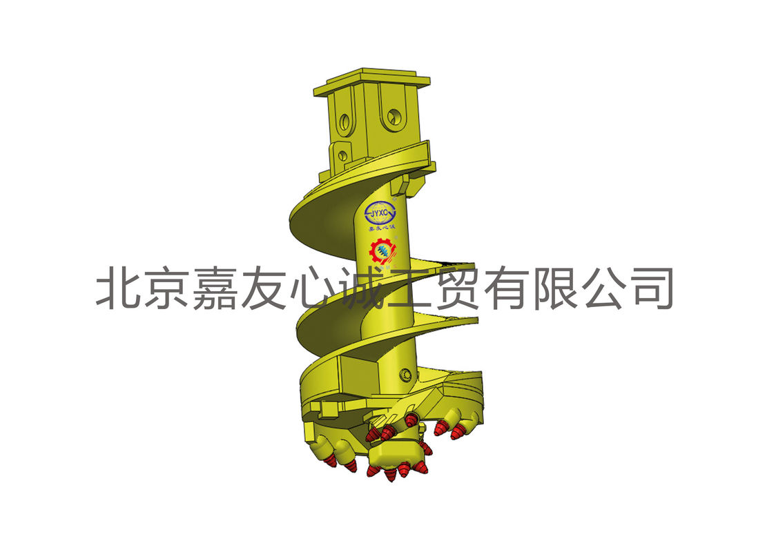 APFDX Double Cut Conical Rock Auger with Rotating Bottom Gate