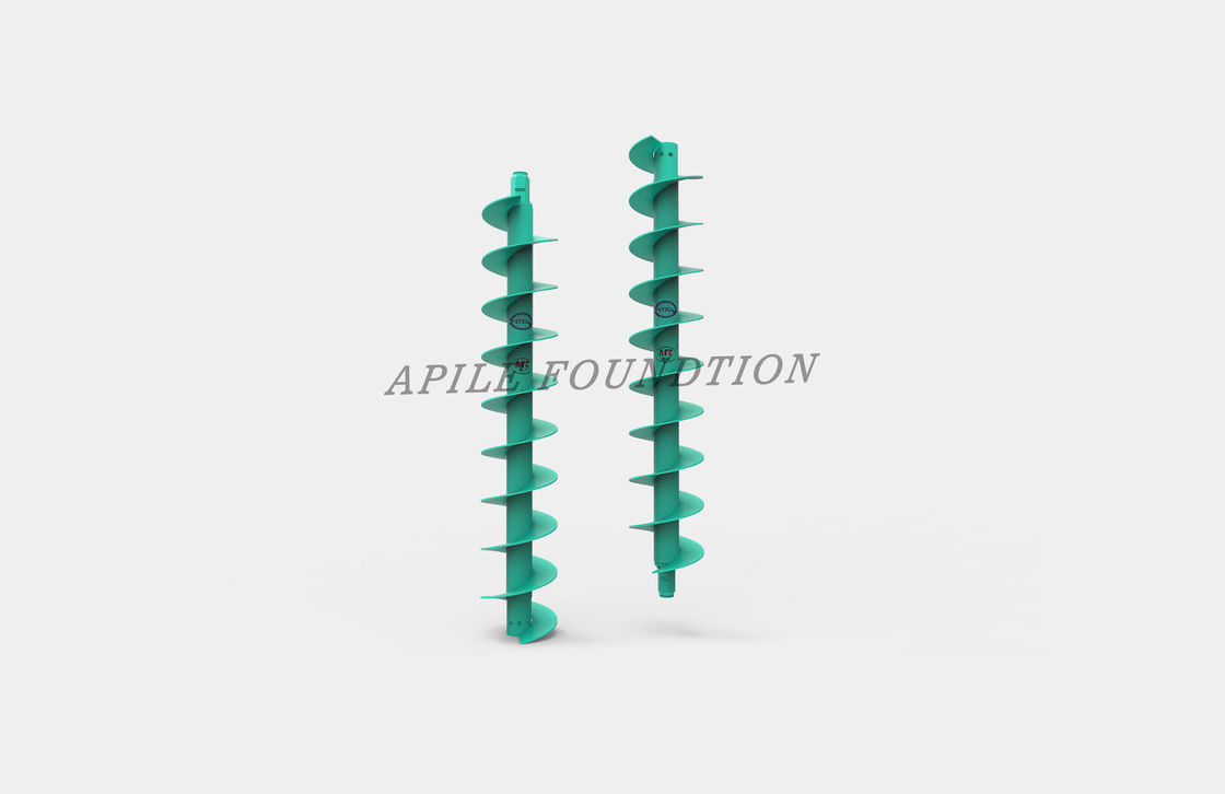 Three Shaft Mixing Drilling Pipe 3200Mm Groove Length