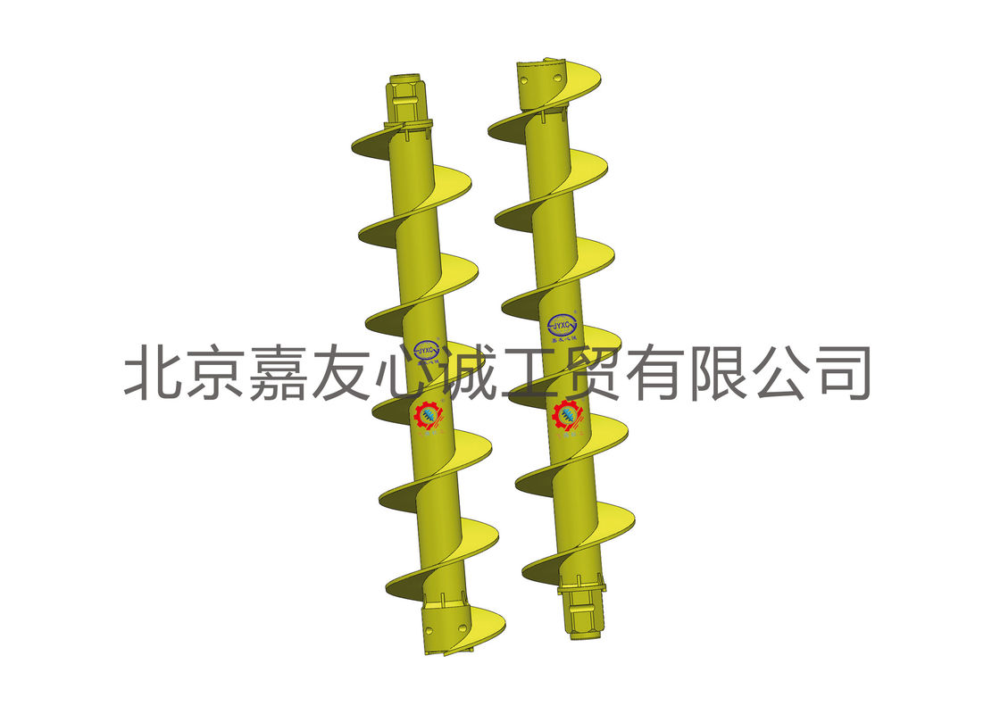 Three Shaft Mixing Drilling Pipe 3200Mm Groove Length